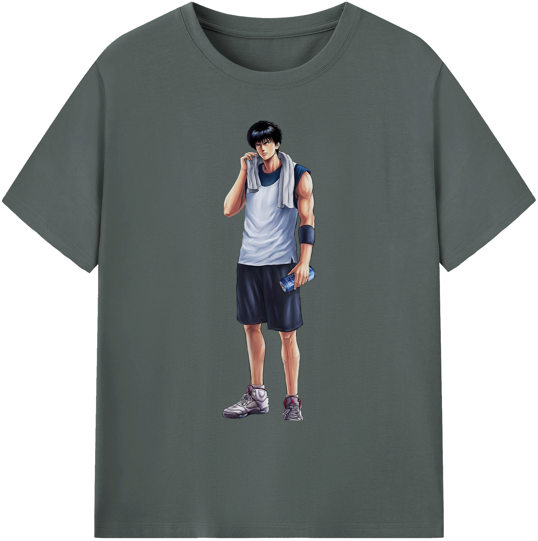 （画像用） SLAM DUNK／スラムダンク 綿100％ メンズ半袖Tシャツ｜肌触りやわらか＆通気性